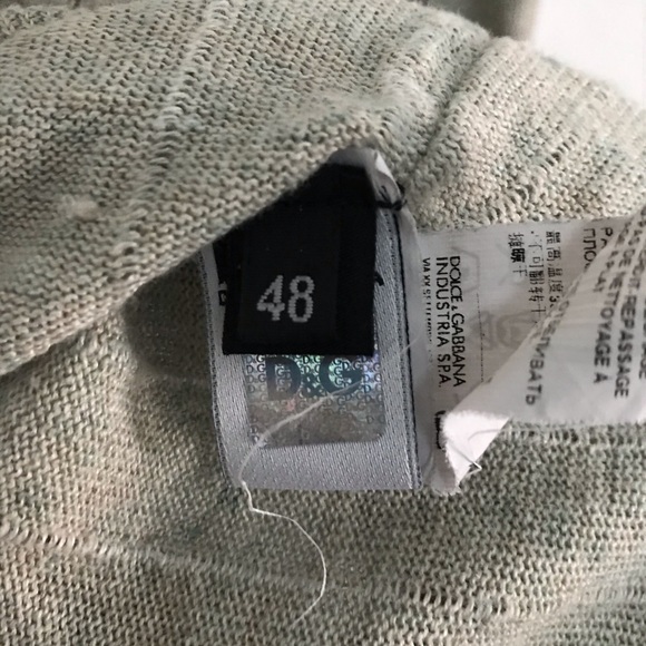 Dolce and Gabbana Light Green Sweater - Picture 8 of 9